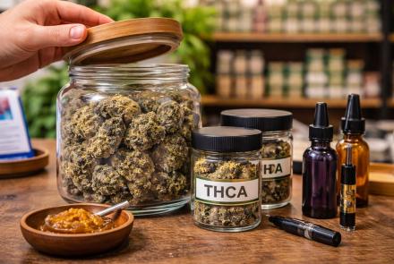 THCA hemp flower and wax concentrate products available at Green Leaf Botanicals 919 in Fuquay Varina North Carolina